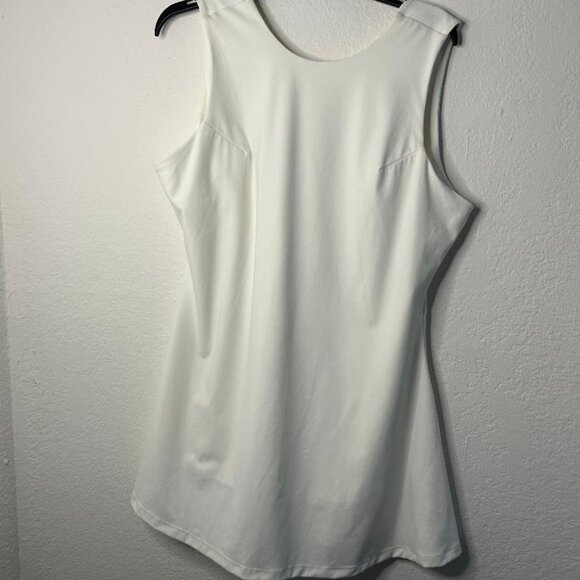 Ivory Backless Tank Dress/Skort - Picture 1 of 6